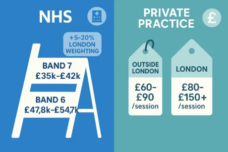 NHS CBT Therapist Salary UK 