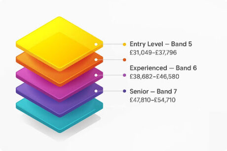 How much do therapists make UK at entry level? 